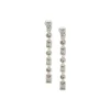 Fashion Anne Klein Linear CZ Clip On Earrings