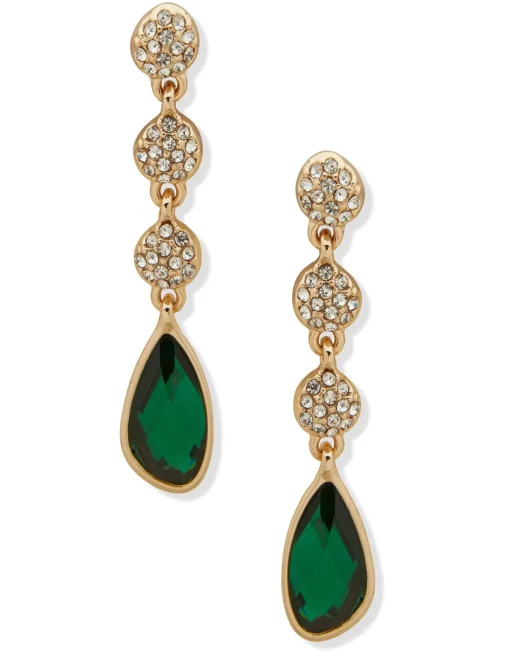 Best Sale Anne Klein Linear Station Earring