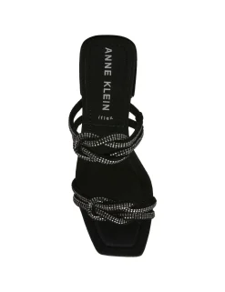 Fashion Anne Klein Liza Sandal Black Crystal
