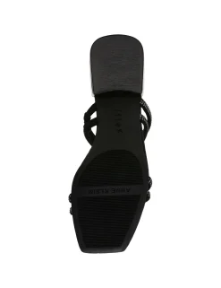 Fashion Anne Klein Liza Sandal Black Crystal