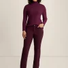Discount Anne Klein Long Sleeve Turtleneck Deep Plum