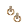 Fashion Anne Klein 22M Crystal Hoop Earrings