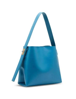 Cheap Anne Klein Medium Bucket Hobo With Ak Enamel Turn Lock