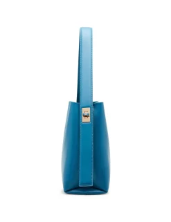 Cheap Anne Klein Medium Bucket Hobo With Ak Enamel Turn Lock