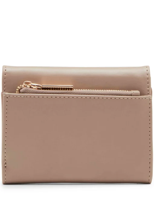 New Anne Klein Medium Flap Wallet With Enamel Turn Lock