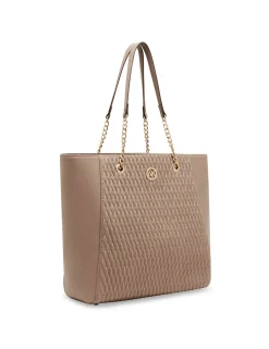 Best Anne Klein Medium Ruched Tote With Chain Straps