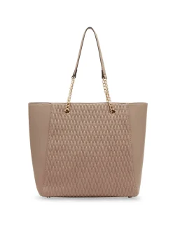 Best Anne Klein Medium Ruched Tote With Chain Straps