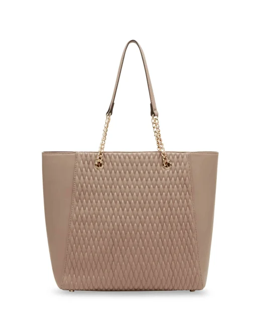 Best Anne Klein Medium Ruched Tote With Chain Straps