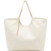 Discount Anne Klein Medium Stitched Quilted Tote With Chain Strap