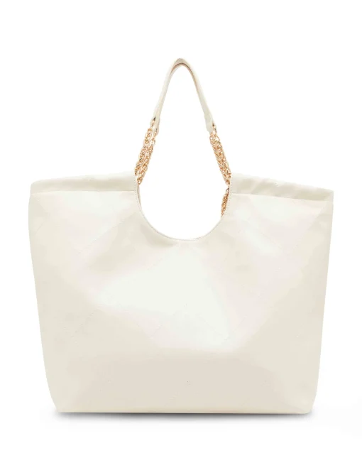 Discount Anne Klein Medium Stitched Quilted Tote With Chain Strap