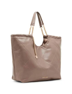 Discount Anne Klein Medium Stitched Quilted Tote With Chain Strap