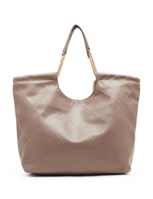 Discount Anne Klein Medium Stitched Quilted Tote With Chain Strap