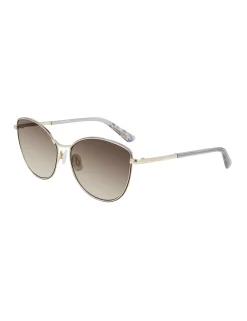 Sale Anne Klein Metal Cat-eye Sunglasses