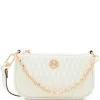 Fashion Anne Klein Mini Ruched Crossbody With Chain Swag