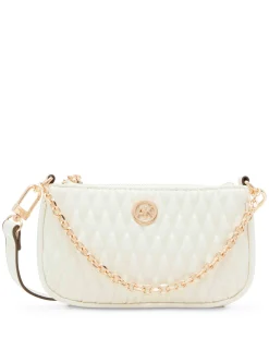 Fashion Anne Klein Mini Ruched Crossbody With Chain Swag