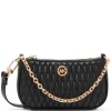 Outlet Anne Klein Mini Ruched Crossbody With Chain Swag