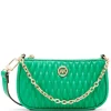 Hot Anne Klein Mini Ruched Crossbody With Chain Swag
