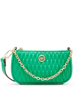 Hot Anne Klein Mini Ruched Crossbody With Chain Swag