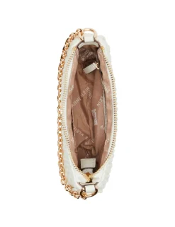Outlet Anne Klein Mini Ruched Crossbody With Chain Swag