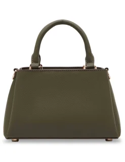 Best Anne Klein Mini Triple Compartment Crossbody Olive