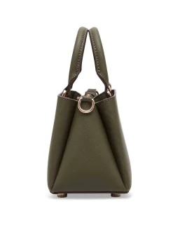 Best Anne Klein Mini Triple Compartment Crossbody Olive