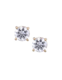Cheap Anne Klein 8MM CZ Stud Earrings