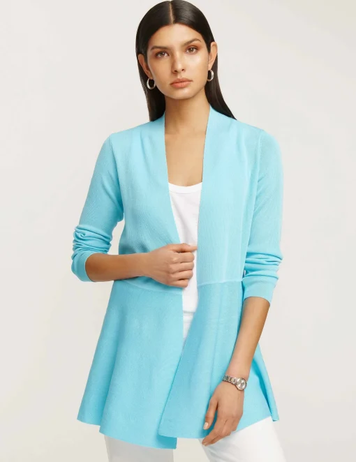 Cheap Anne Klein Monterey Long Waist Seamed Cardigan- Sale