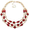 Flash Sale Anne Klein Multi Row Station Necklace