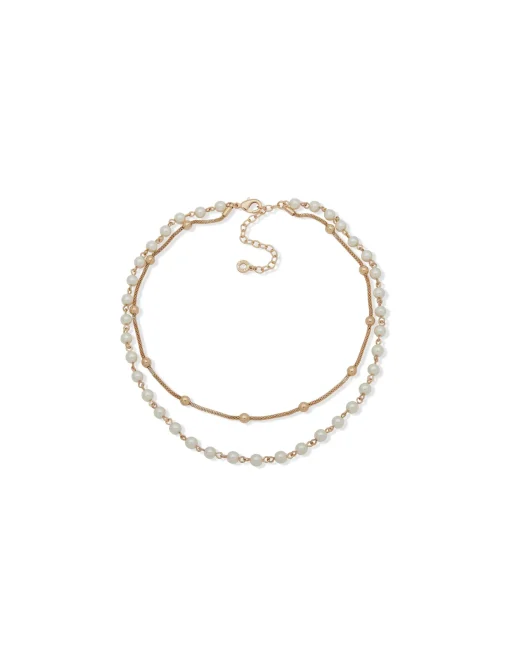 Hot Anne Klein Multi-Row Necklace