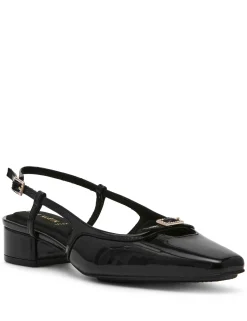 Best Anne Klein Natalie Sling Back Black Patent