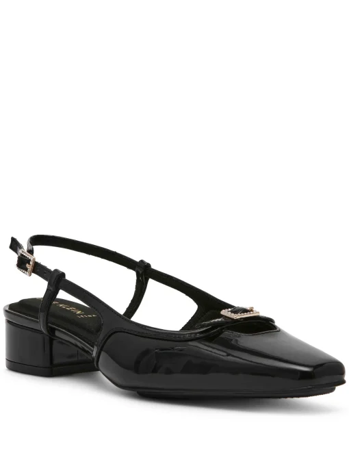 Best Anne Klein Natalie Sling Back Black Patent