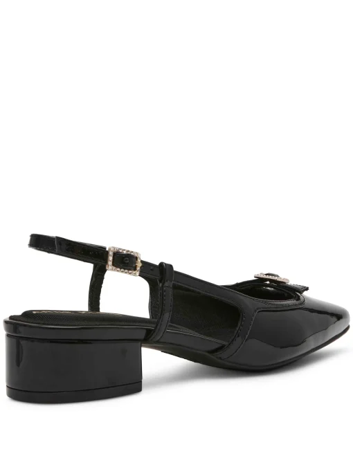 Best Anne Klein Natalie Sling Back Black Patent