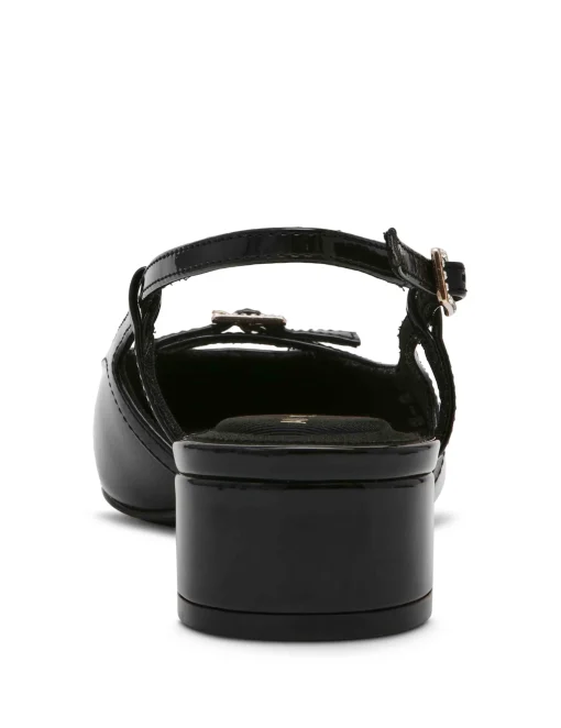 Best Anne Klein Natalie Sling Back Black Patent