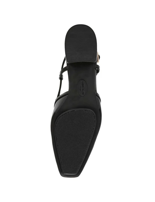 Best Anne Klein Natalie Sling Back Black Patent