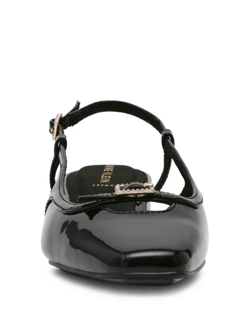 Best Anne Klein Natalie Sling Back Black Patent