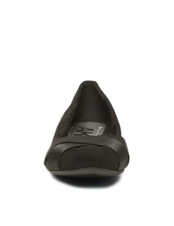 New Anne Klein Oalise Flat Black Fabric