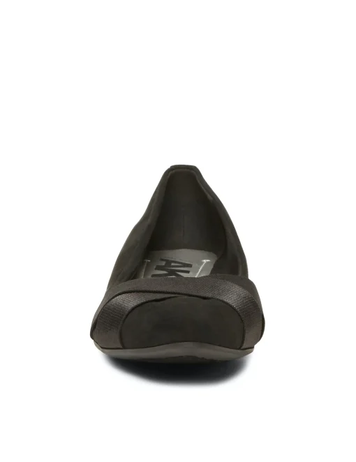 New Anne Klein Oalise Flat Black Fabric