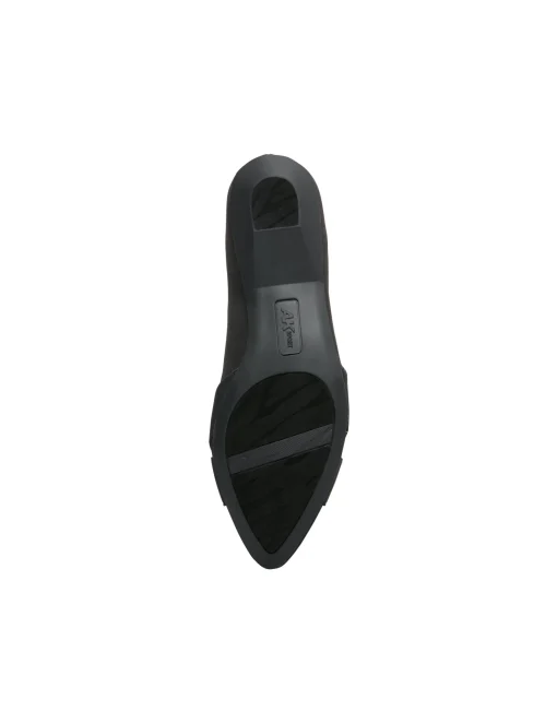 New Anne Klein Oalise Flat Black Fabric
