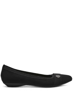 Best Anne Klein Occuria Comfort Flat Black Stretch