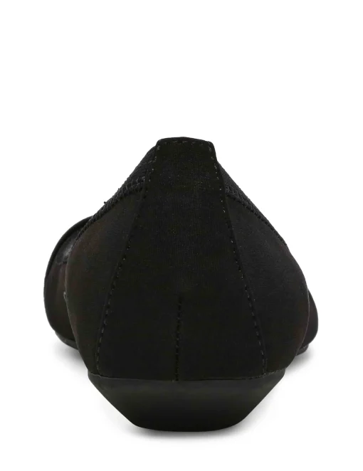 Best Anne Klein Occuria Comfort Flat Black Stretch