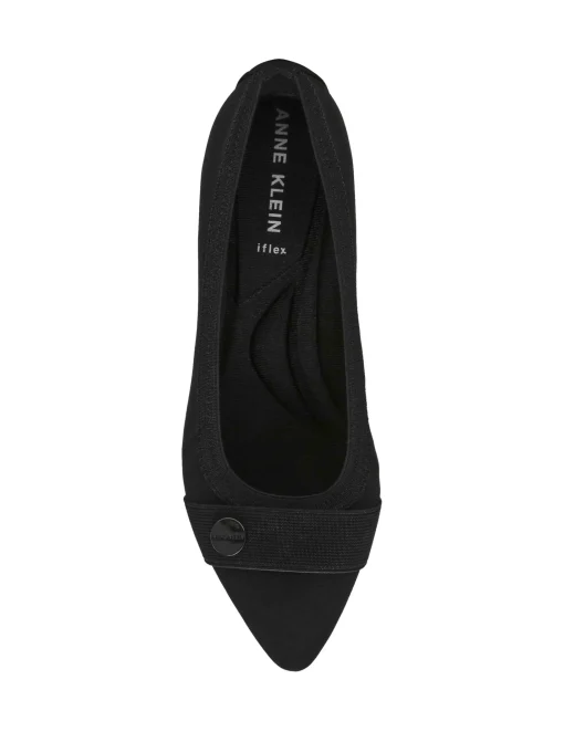Best Anne Klein Occuria Comfort Flat Black Stretch