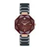 Hot Anne Klein Octagonal Ceramic Diamond Dial Bracelet Watch