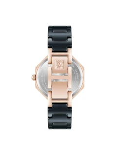 Hot Anne Klein Octagonal Ceramic Diamond Dial Bracelet Watch