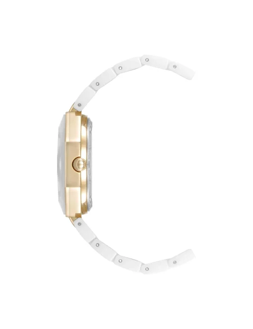 Hot Anne Klein Octagonal Ceramic Diamond Dial Bracelet Watch