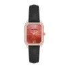 Best Sale Anne Klein Octagonal Shaped Leather Strap Watch