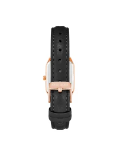 Best Sale Anne Klein Octagonal Shaped Leather Strap Watch