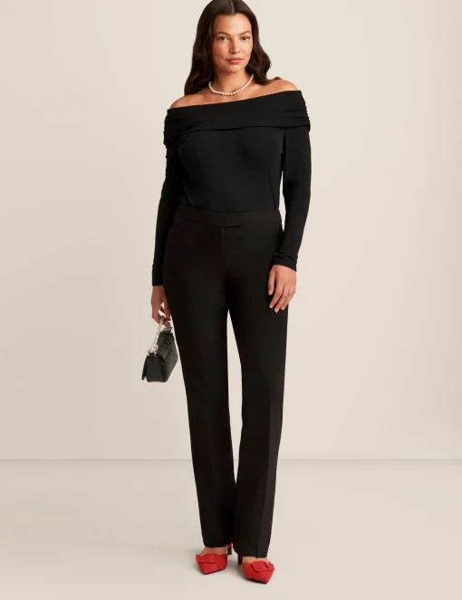 Outlet Anne Klein Off The Shoulder Top Anne Black