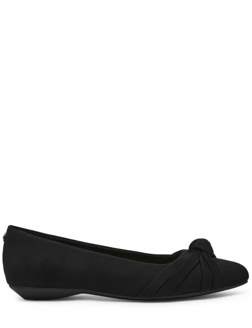 Hot Anne Klein Omkara Comfort Flat Black Stretch