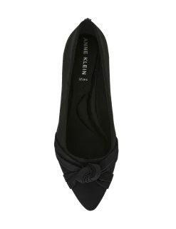 Hot Anne Klein Omkara Comfort Flat Black Stretch