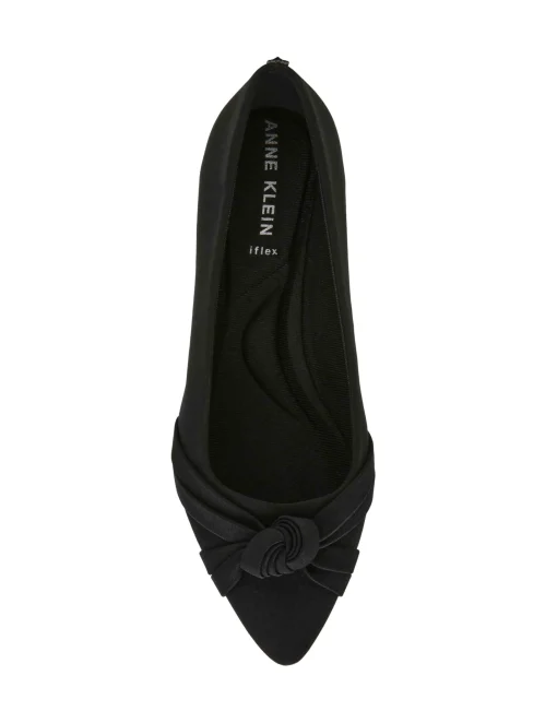 Hot Anne Klein Omkara Comfort Flat Black Stretch